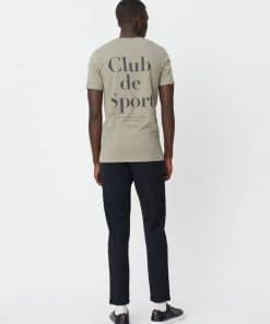Les Deux Club De Sport T-Shirt Neutral Green Melange/Raven