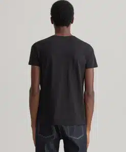Gant Slim Pique T-shirt Black