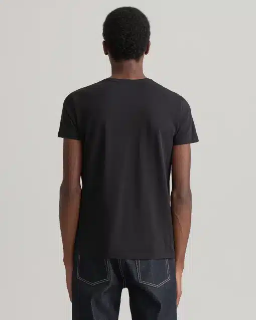 Gant Slim Pique T-shirt  Black