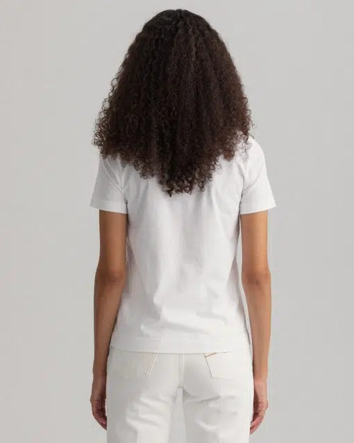 Gant Woman Rope Icon T-shirt White