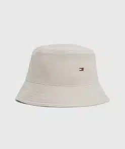 Tommy Hilfiger Flag Bucket Hat Stone
