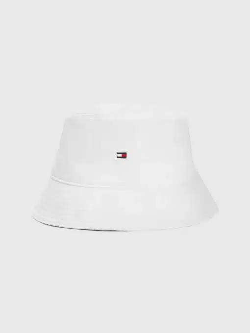 Tommy Hilfiger Flag Bucket Hat White