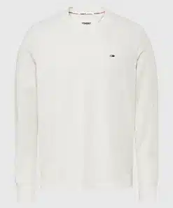 Tommy Jeans Waffle Snit Jumper Ancient White Htr