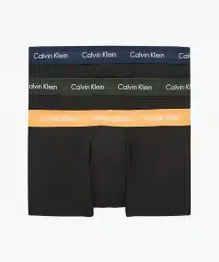Calvin Klein 3- Pack Low Rise Trunks Black