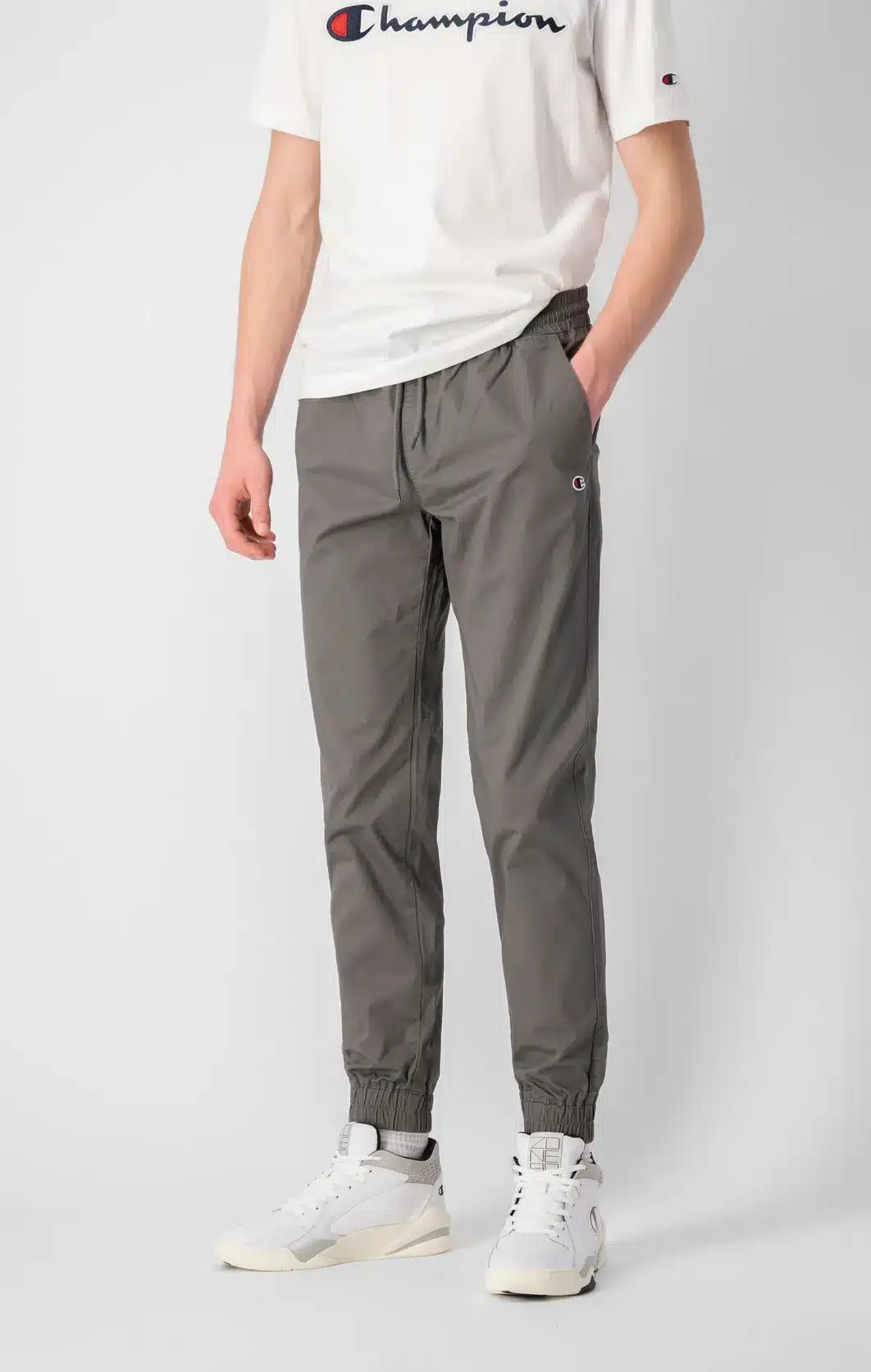 Pants and jeans Champion Elastic Cuff Pants Melange Gray