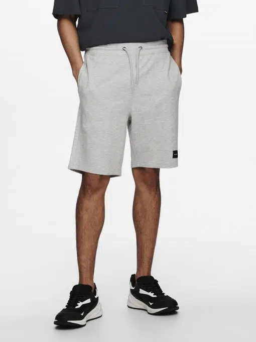 Only & Sons Neil Sweat Shorts Grey