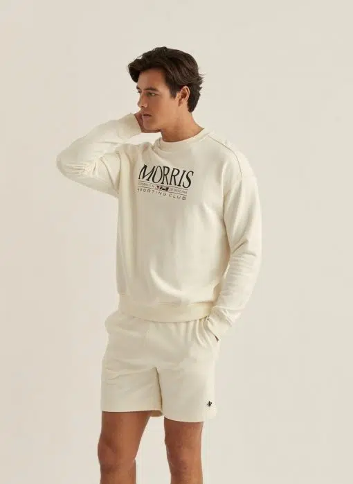 Morris Stockholm Buxton Sweatshirt Offwhite