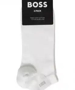 Boss 2-Pack Logo Socks White