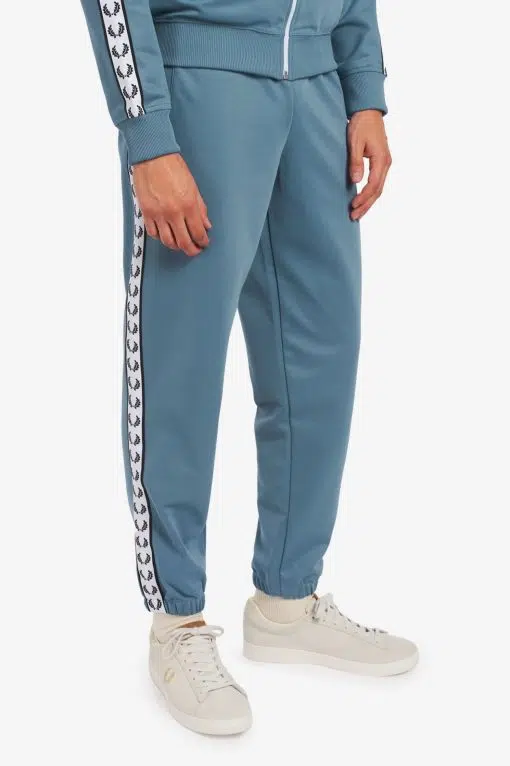 Fred Perry Taped Track Pants Ash Blue