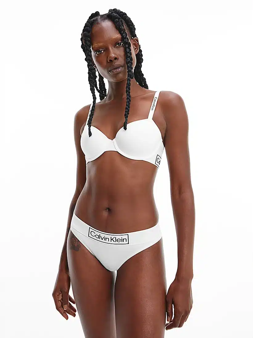 Calvin Klein Reimagined Heritage Bikini White QF6775-110 - Free Shipping at  Largo Drive