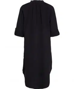 Vila Lania Midi Shirt Dress Black
