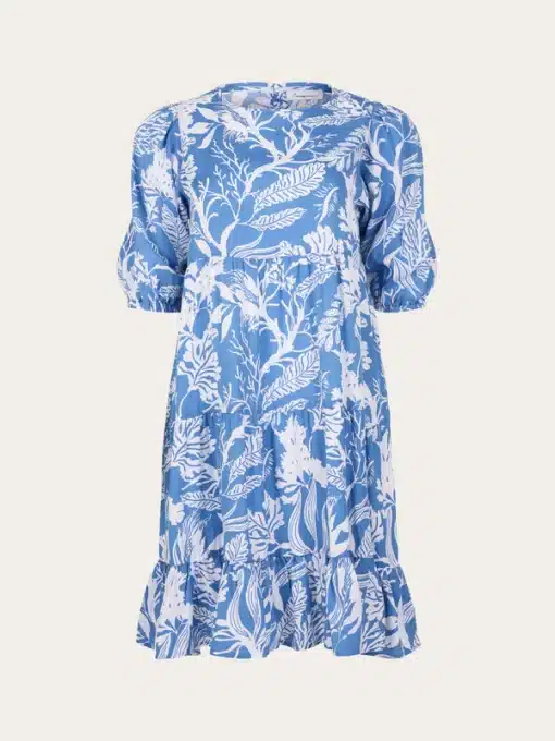 Knowledge Cotton Apparel A-Shape Seabreeze Tencel Print Dress Campanula