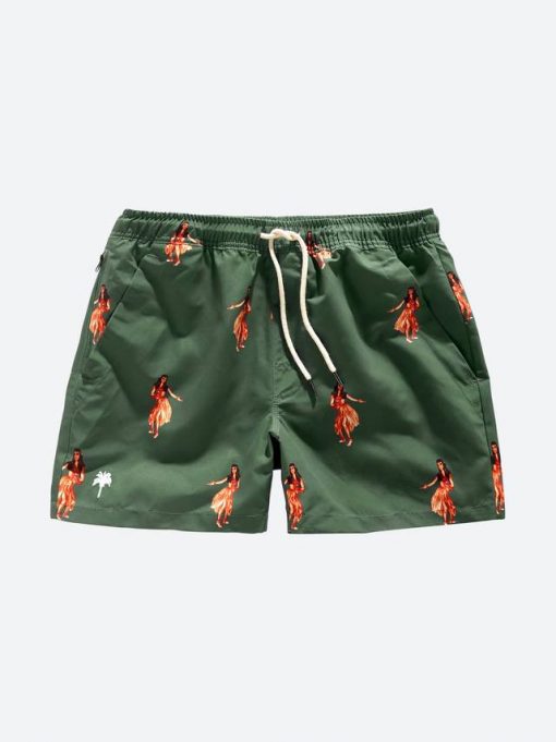 OAS Honolulu Swim Shorts Green