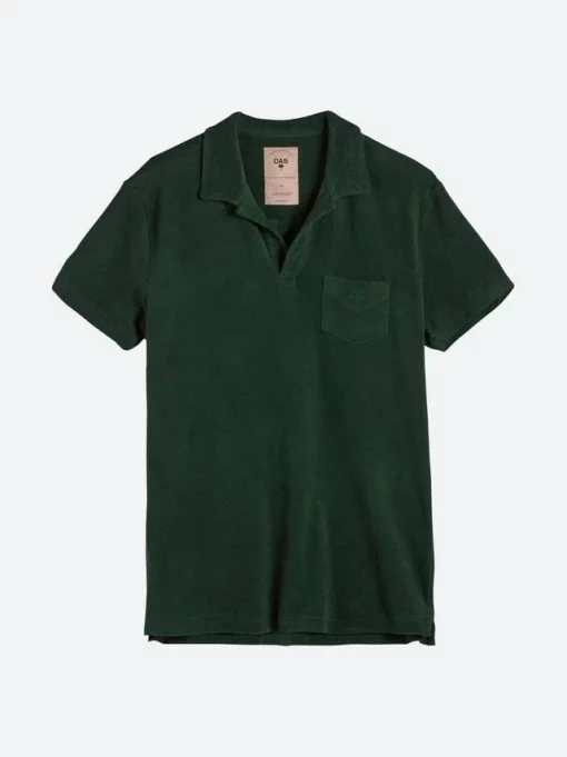 OAS Green Polo Terry Shirt