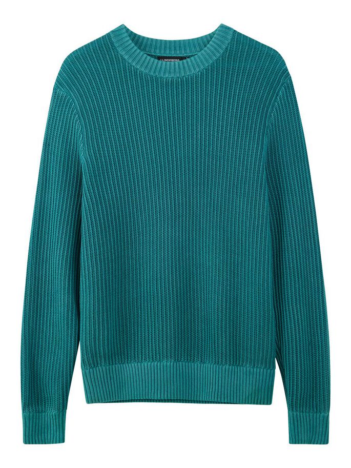 Buy J.Lindeberg Coy Summer Sweater Deep Lake - Scandinavian Fashion Store