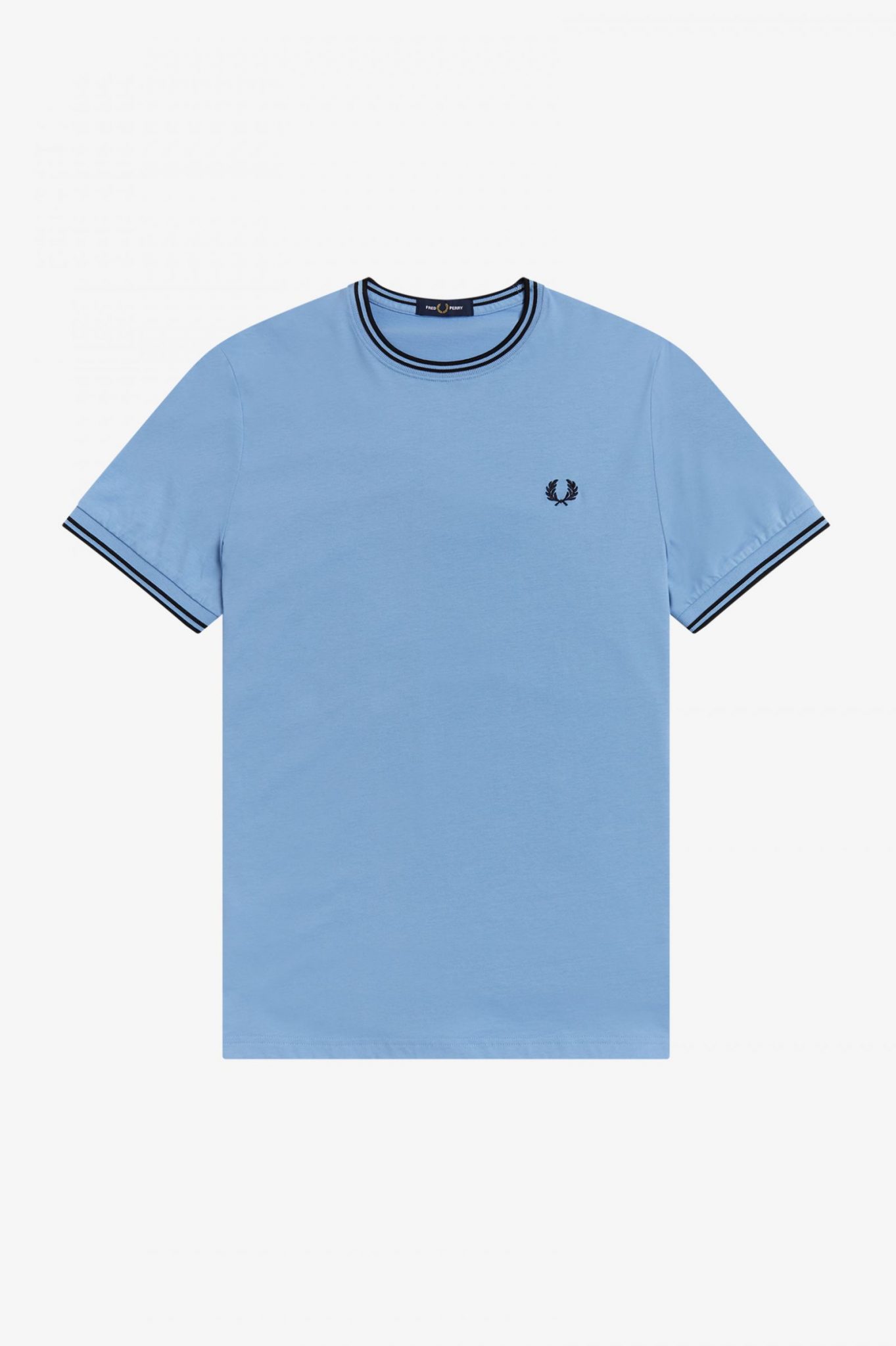 Buy Fred Perry Twin Tipped T-shirt Sky - Scandinavian Fashion Store