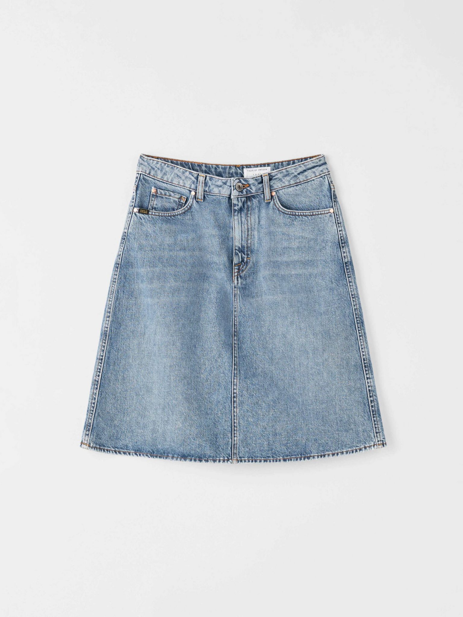 Buy Tiger of Sweden Liz Denim Skirt Medium Blue - Scandinavian Fashion ...