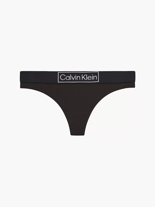 Calvin Klein Reimagine Heritage Thong Black