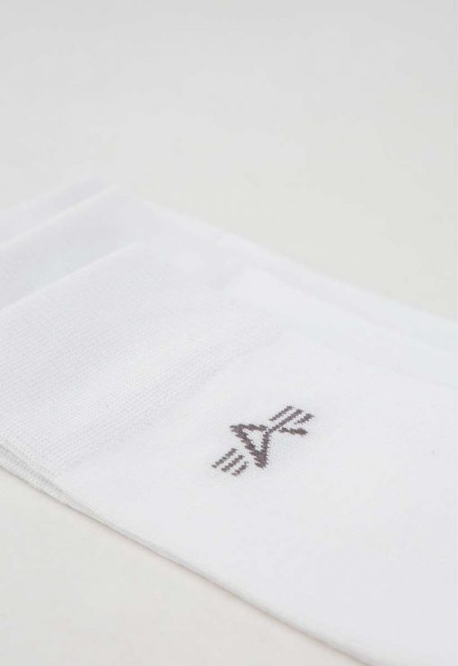 Basic Socks Fashion Buy Store Scandinavian Alpha - White Industries 3 Pack