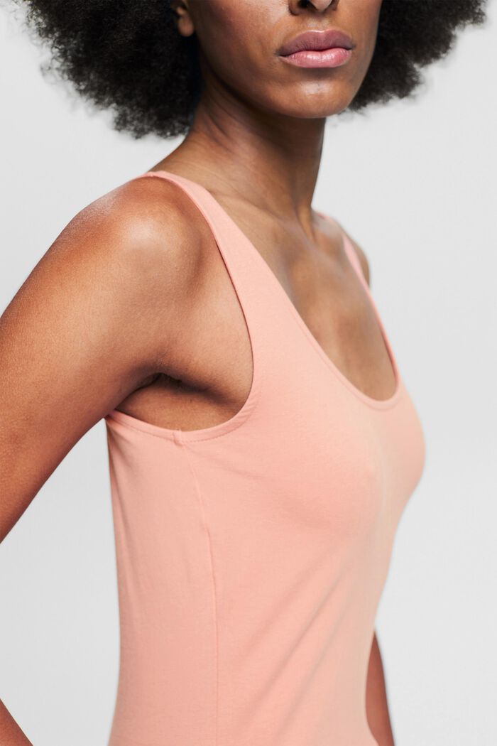 edc by Esprit POINTELLE TANK - Top - dusty nude/nude 