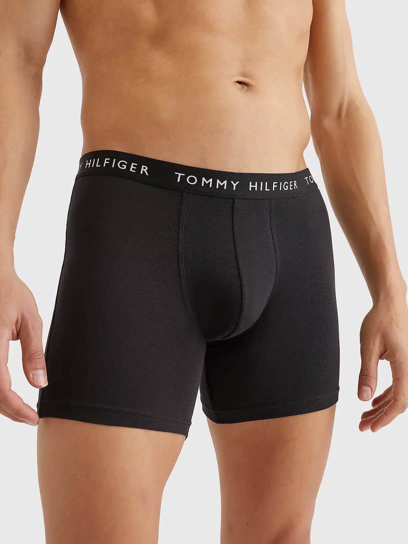 Buy Tommy Hilfiger 3-Pack Essential Boxer Briefs Black