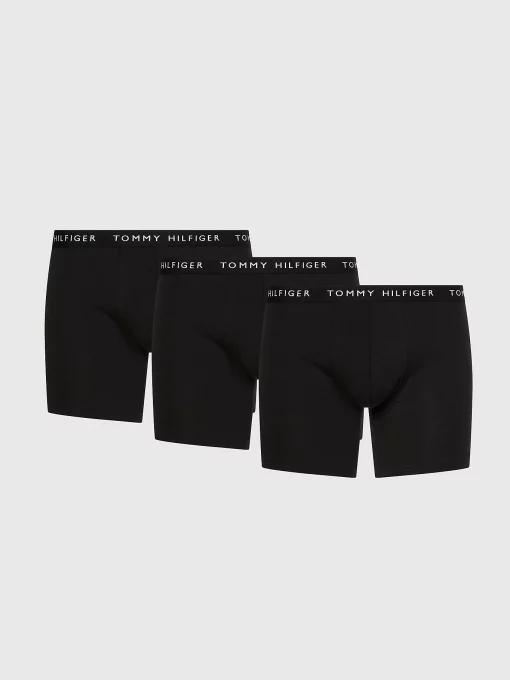 Tommy Hilfiger 3-Pack Essential Boxer Briefs Black