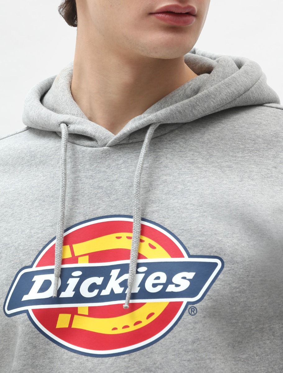 Buy Dickies Icon Logo Hoodie Grey - Scandinavian Fashion Store