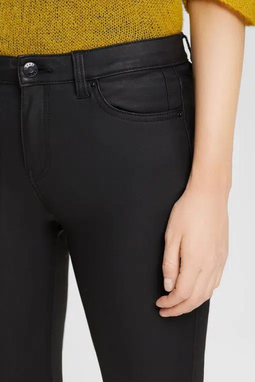 Esprit Coated Pants Black