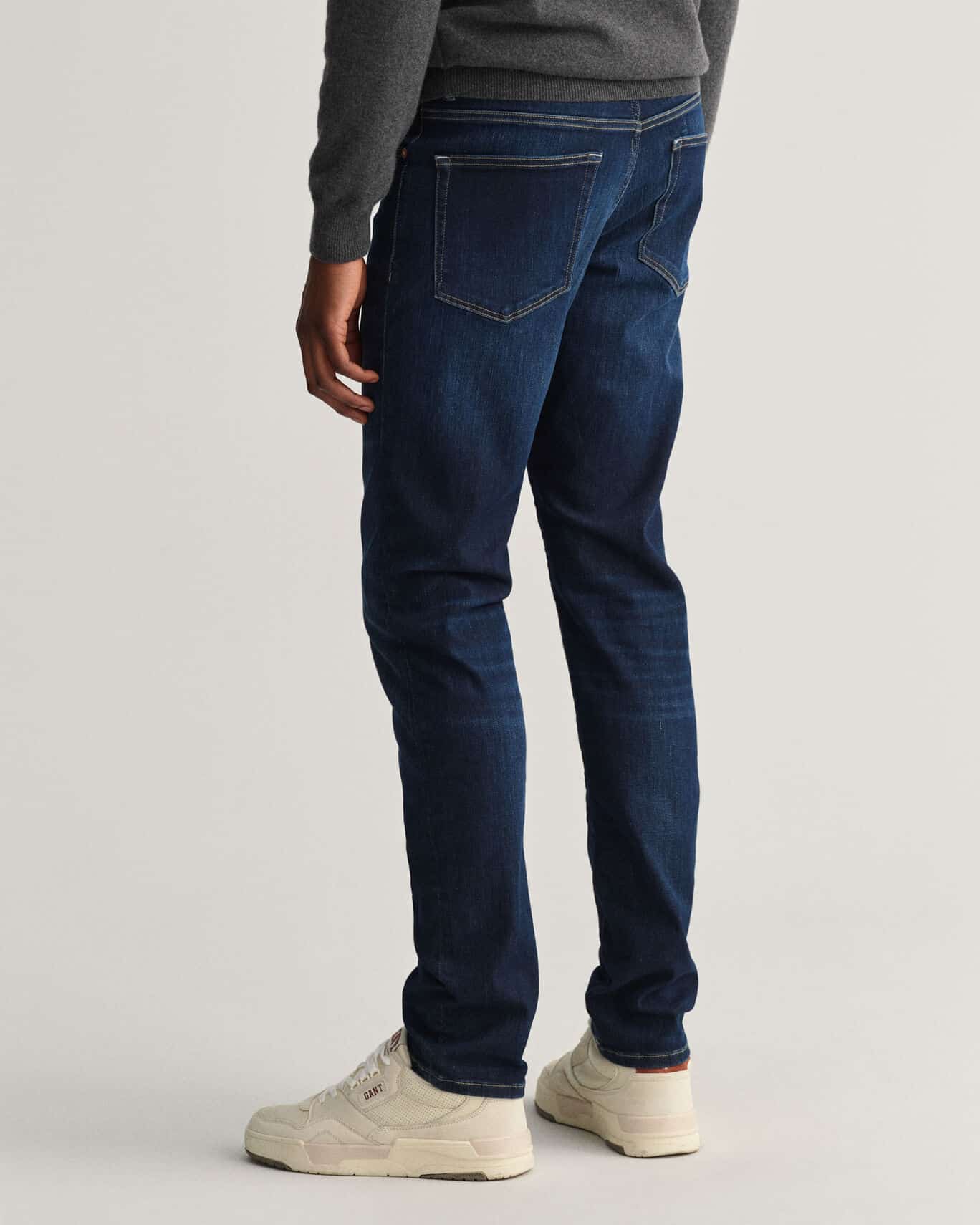 Extra Slim Fit Active Recover Black Jeans - GANT