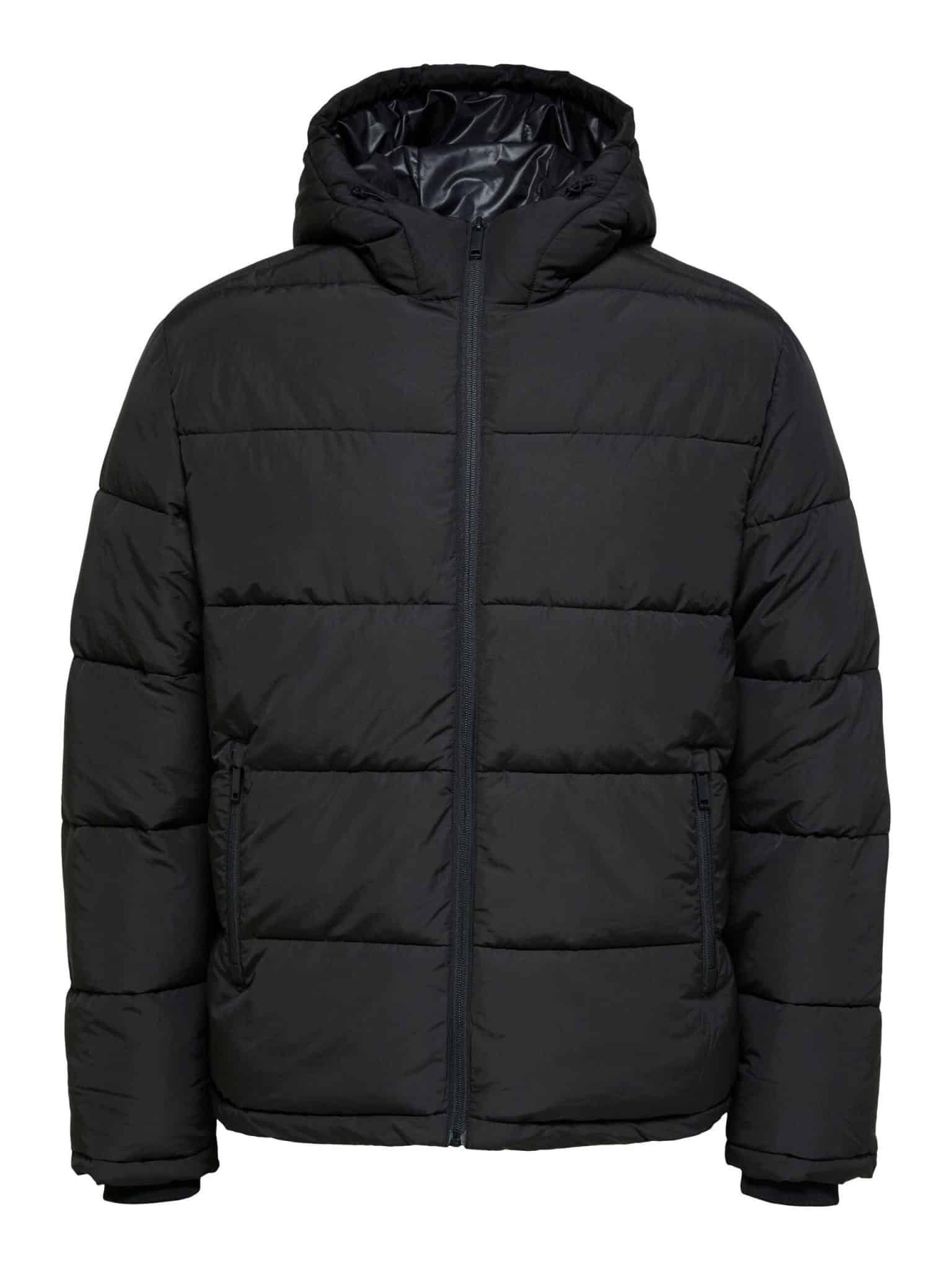 Buy Selected Homme Harry Puffer Jacket Black - Scandinavian Fashion Store