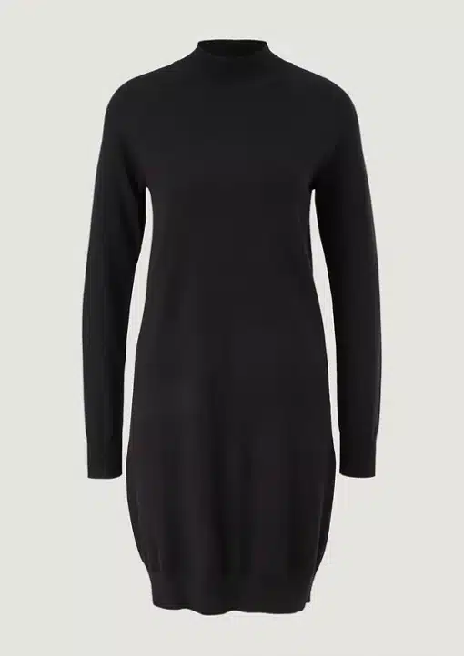Comma, Fine Knit Dress Black