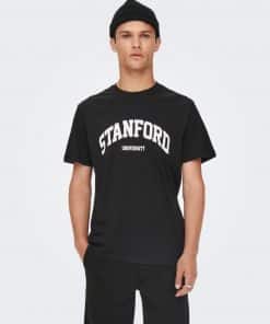 Only & Sons Jake Stanford T-shirt Black