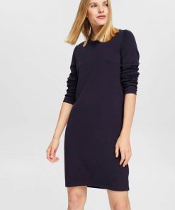 Esprit Knitted Dress Navy