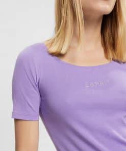 Esprit Diamond Logo T-shirt Lilac