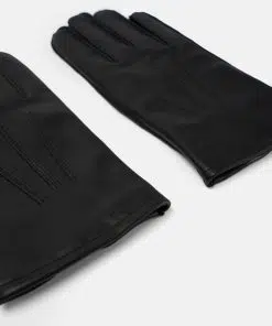 J.Lindeberg Milo Leather Gloves Black
