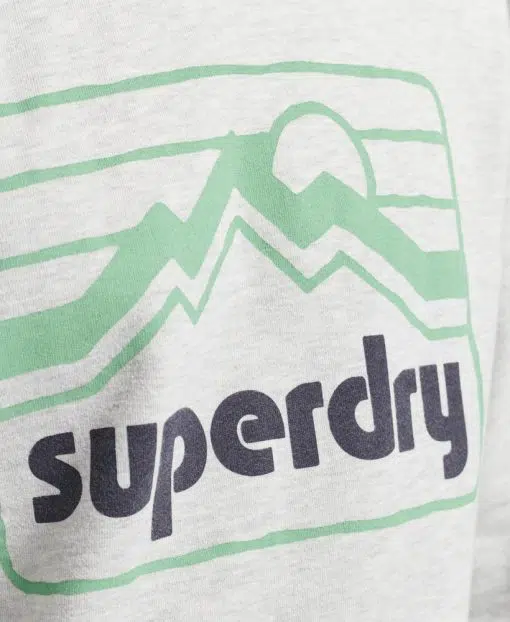 Superdry Vintage 90s Terrain Hoodie Glacier Grey Marl