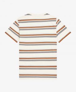 Fred Perry Fine Stripe T-shirt Ecru