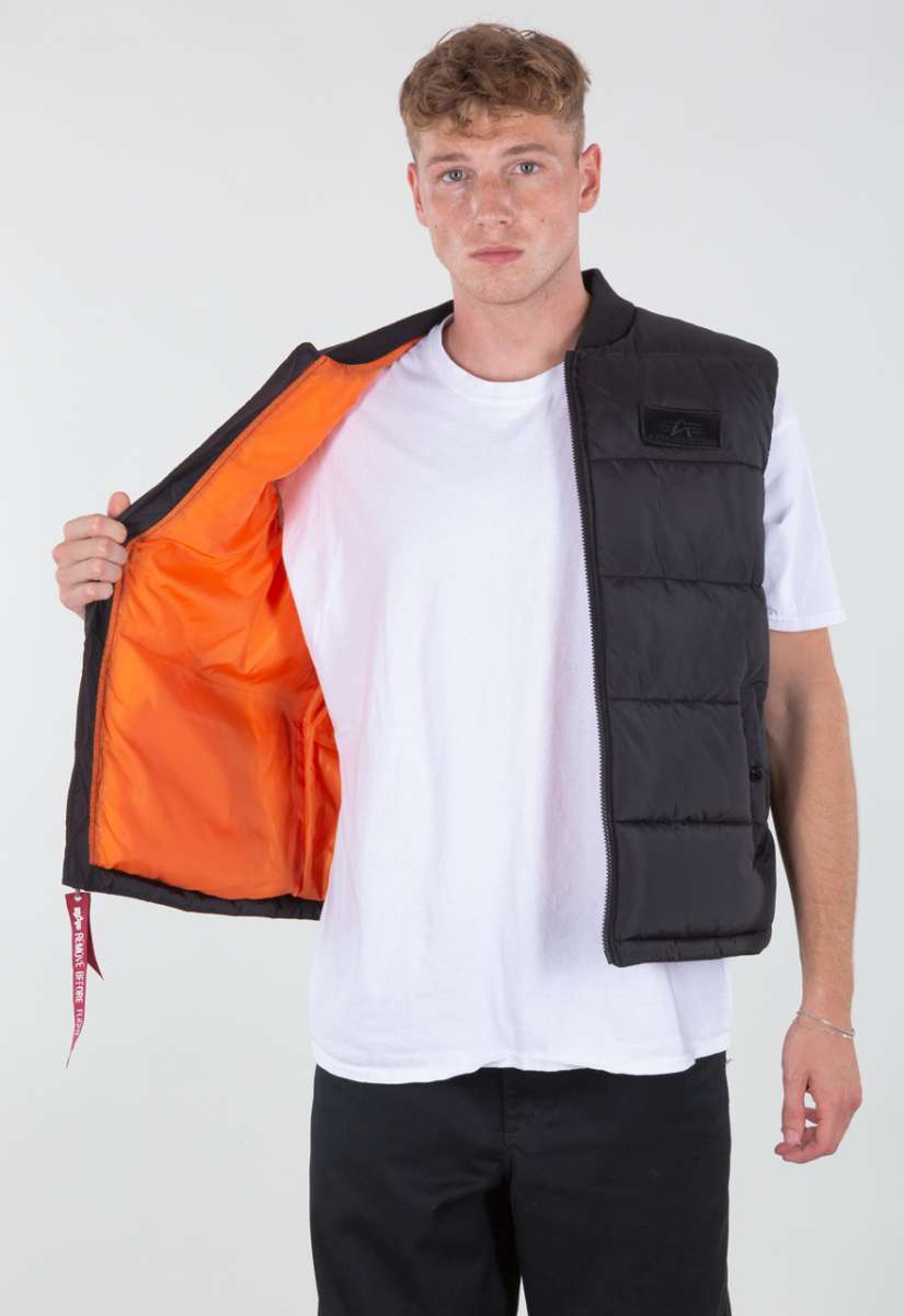 Buy Alpha Industries Puffer Vest LW Black - Scandinavian Fashion Store