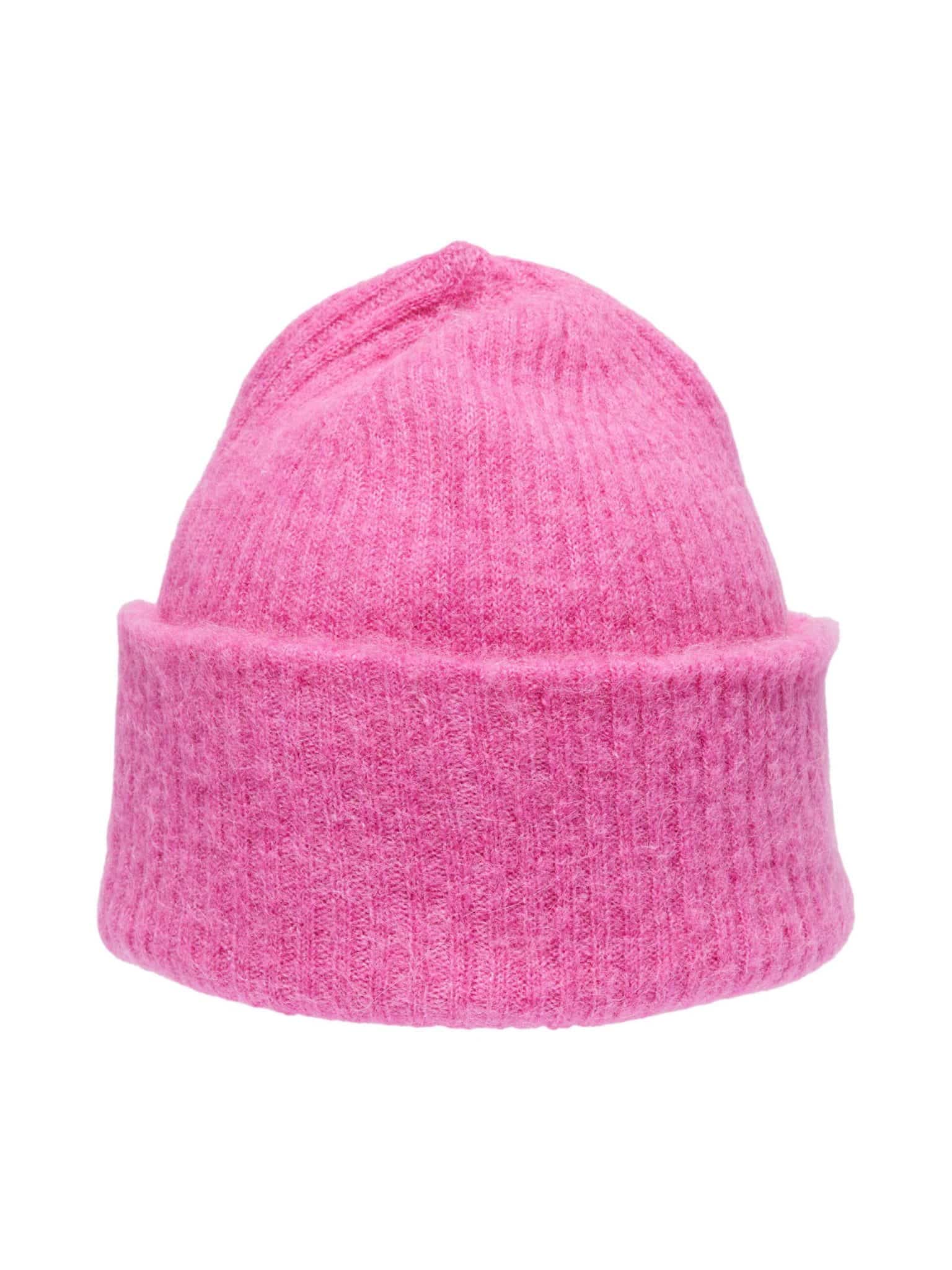 Buy Selected Femme Lulu Linna Knit Beanie Phlox Pink - Scandinavian ...