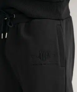 Gant Tonal Archive Shield Pants Black