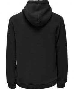 Only & Sons Black Teddy Hoodie