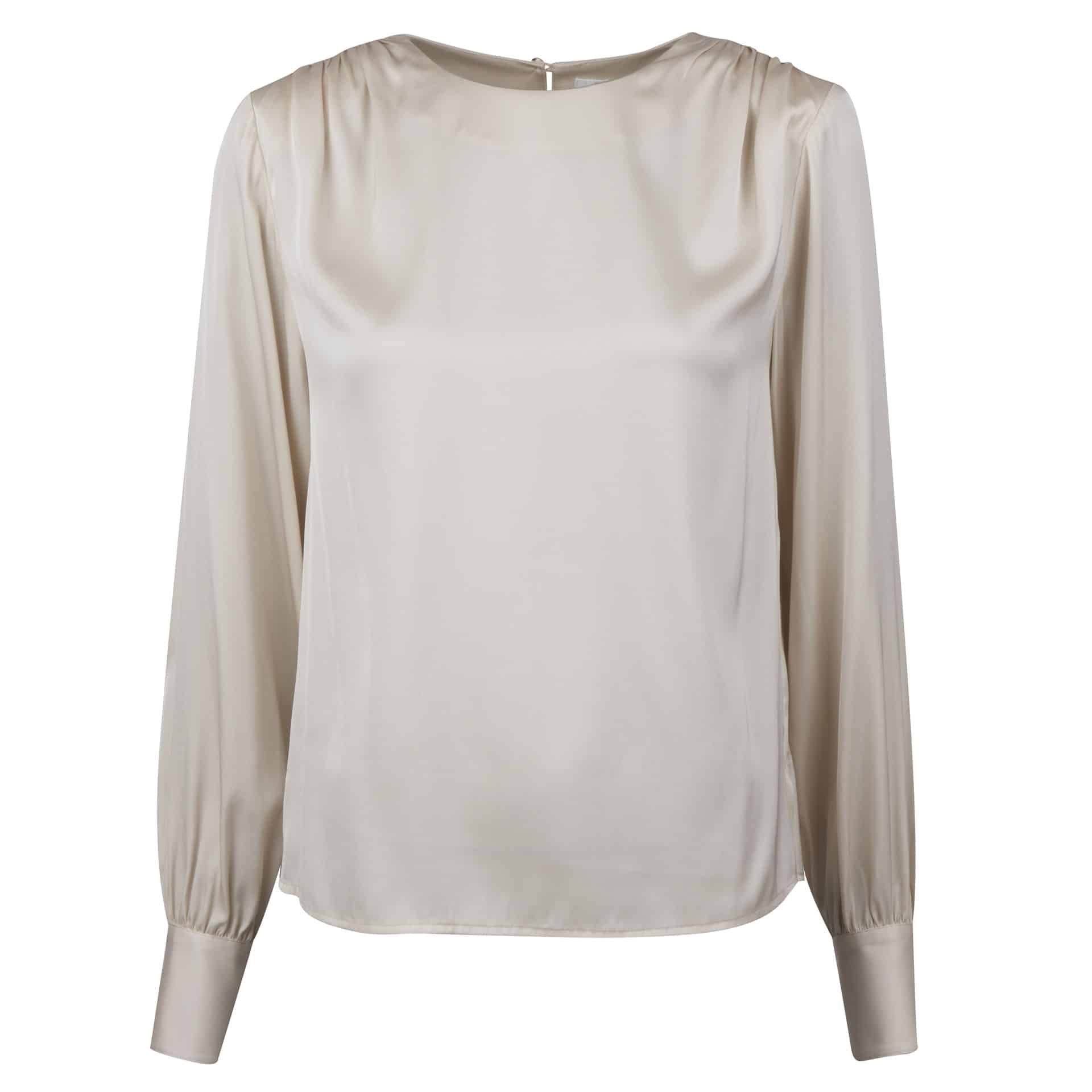 Buy Stenströms Claire Beige Silk blouse - Scandinavian Fashion Store