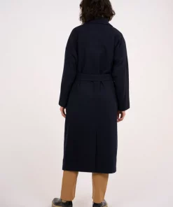Knowledge Cotton Apparel Wool Label Coat Total Eclipse
