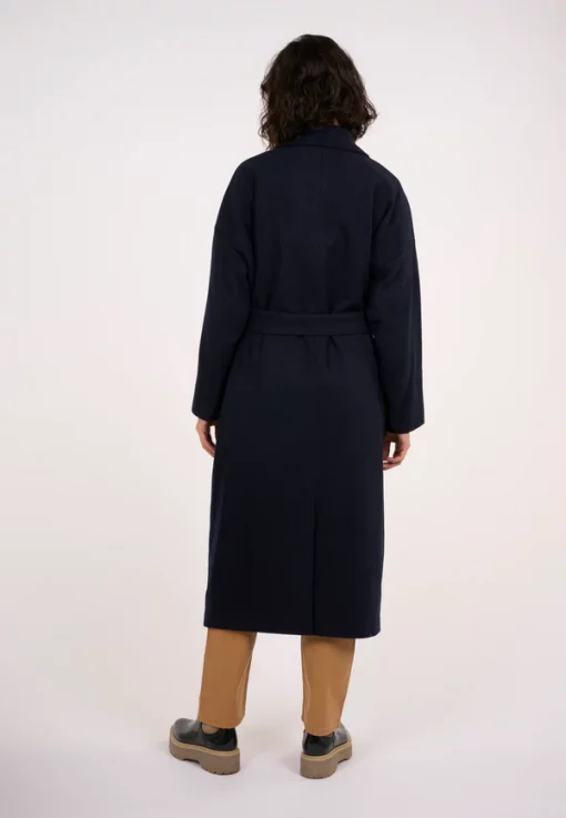 Knowledge Cotton Apparel Wool Label Coat Total Eclipse