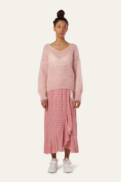 Americandreams Milana Mohair Knit Light Pink