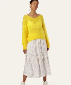 Americandreams Milana Mohair Knit Yellow