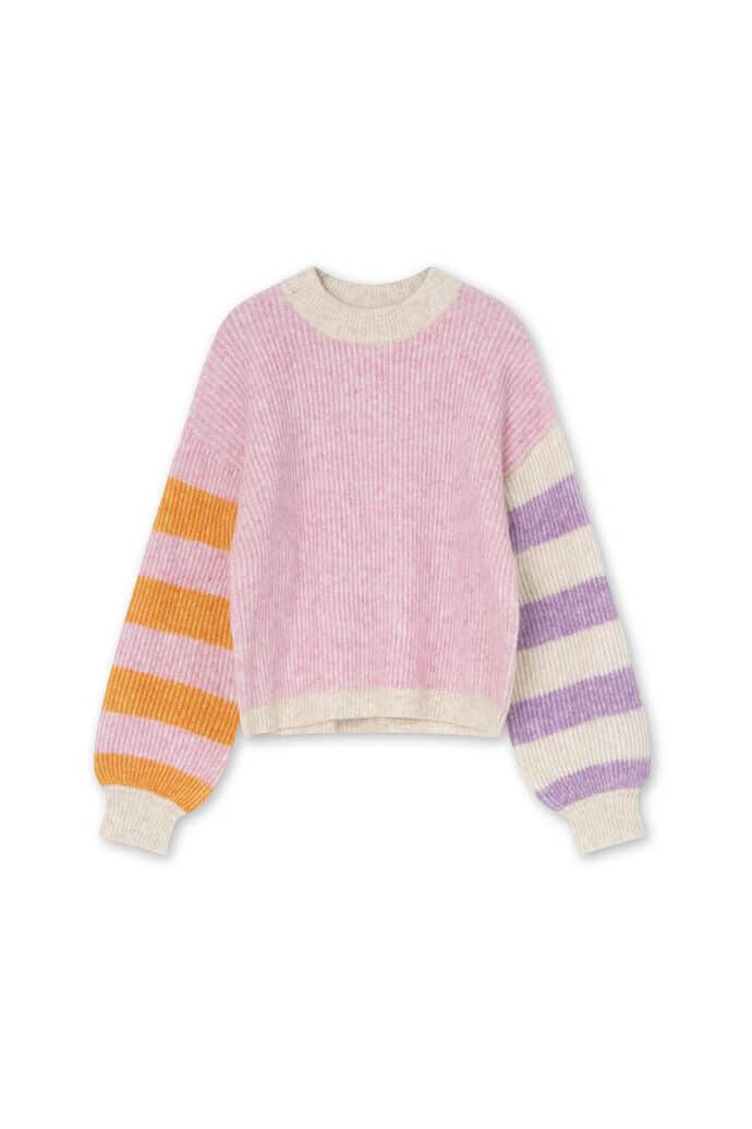 Buy Envii Enhero Knit Pink Stripe Mix - Scandinavian Fashion Store