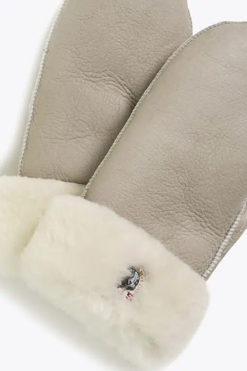 Parajumpers Shearling Mittens Stone