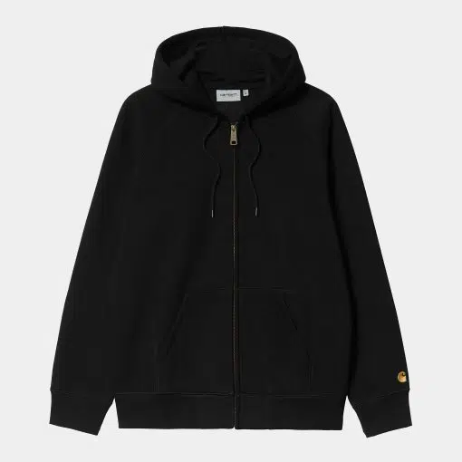 Carhartt Hooded Chase Sweat Black/Gold