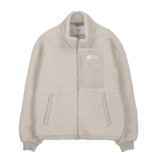 Makia Penger Fleece Jacket Off White
